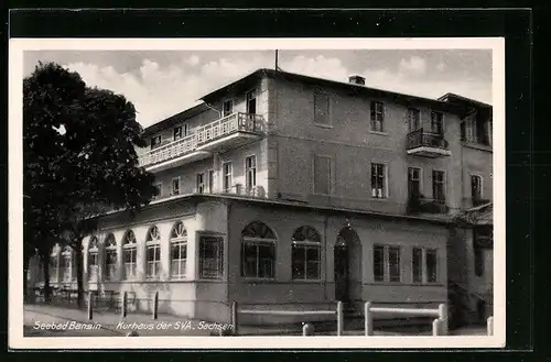 AK Ostseebad Bansin, Kurhaus der SVA Sachsen