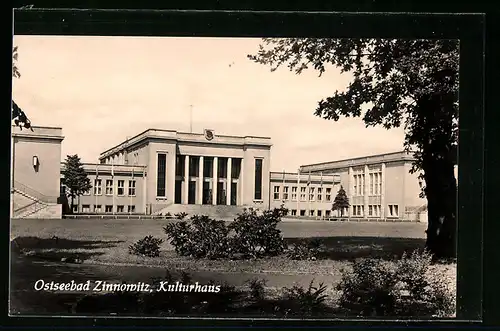 AK Ostseebad Zinnowitz, Blick zum Kulturhaus