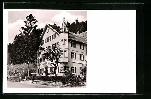 AK Röt-Schönegründ, Hotel-Pension Zum Hirsch