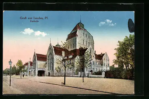 AK Landau i. Pfalz, Blick zur Festhalle