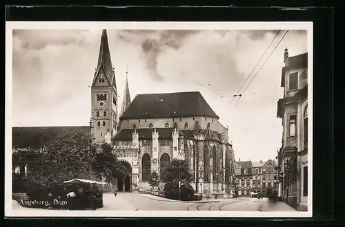 AK Augsburg, Blick zum Dom