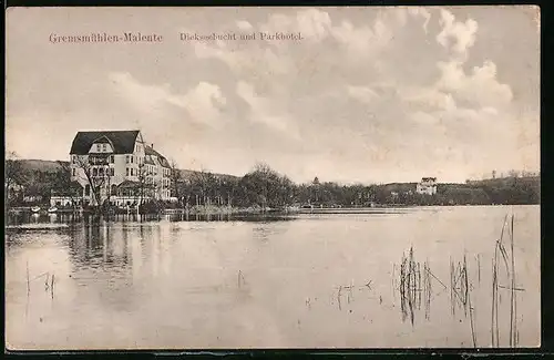 AK Gremsmühlen-Malente, Diekseebucht und Parkhotel