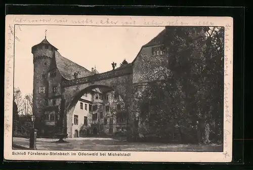 AK Michelstadt, Schloss Fürstenau-Steinbach im Odenwald