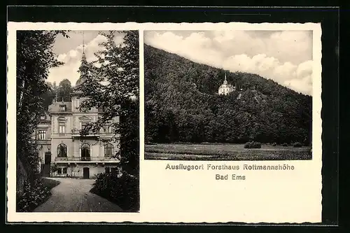 AK Bad Ems, Restaurant Forsthaus Rottmannshöhe