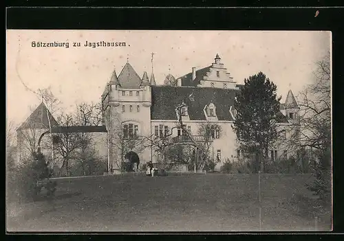 AK Jagsthausen, an der Götzenburg