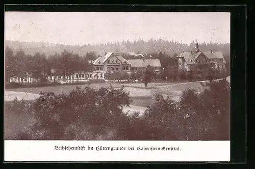 AK Hohenstein-Ernstthal, Bethlehemstift im Hüttengrunde