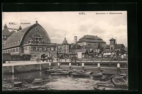 AK Kiel-Düsternbrook, Fischhalle und Kunsthalle