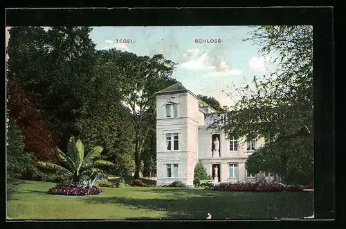 AK Berlin-Tegel, Schloss mit Park