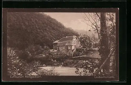 AK Rengsdorf, Gebäudeansicht, Mühle