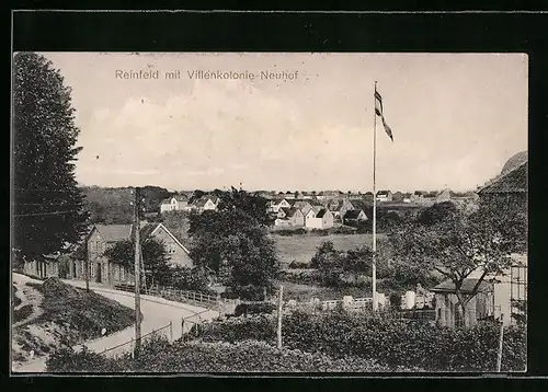 AK Reinfeld, Blick auf die Villenkolonie Neuhof