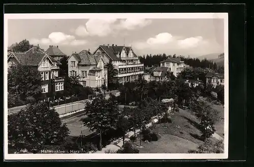 AK Hahnenklee / Harz, Teilansicht aus der Vogelschau