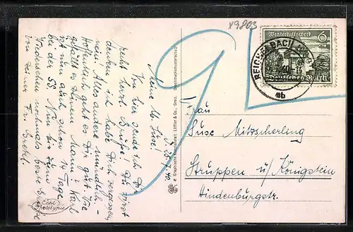 AK Mylau i. V., Burg, Göltzschtalbrücke