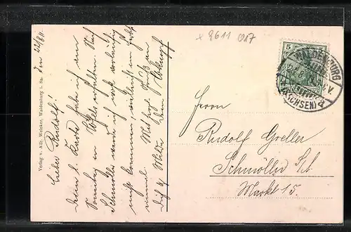 AK Waldenburg i. Sa., Gesamtansicht