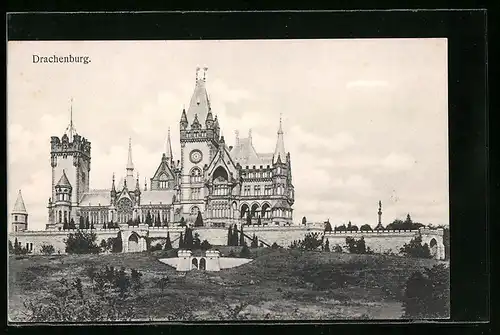 AK Königswinter / Rhein, Schloss Drachenburg, Gesamtansicht