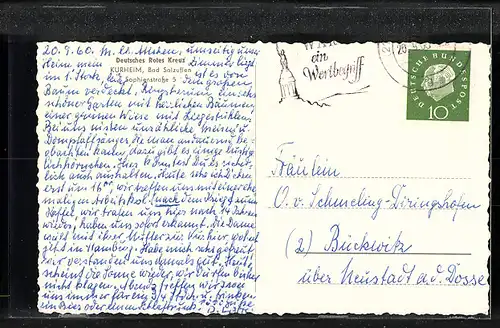 AK Bad Salzuflen, Kurheim vom Deutschen Roten Kreuz, Sophienstrasse 5