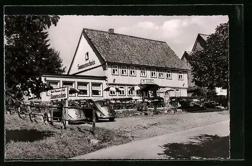 AK Hahnenklee-Bockswiese / Oberharz, Hotel-Pension Haus Sonnenschein