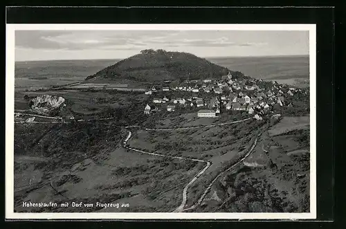 AK Hohenstaufen, Gesamtansicht, Flugzeugaufnahme