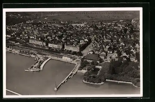AK Konstanz / Bodensee, Totalansicht, Luftbild