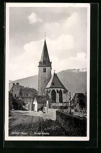 AK Fankel / Mosel, an der Kirche