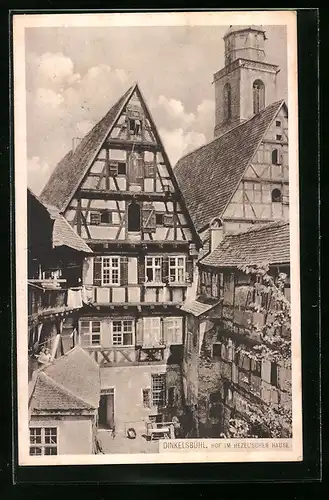 AK Dinkelsbühl, Hof im Hezel'schen Hause