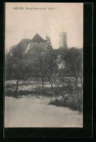 AK Belzig, Burg Eisenhardt von Osten gesehen