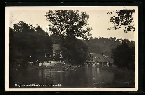 AK Wuppertal, Gasthaus Kässhammer im Gelpetal