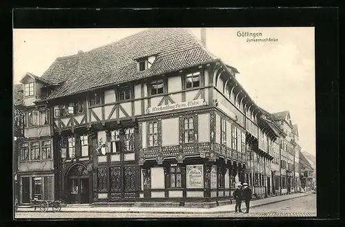 AK Göttingen, Gasthaus & Weinhandlung Junkernschänke