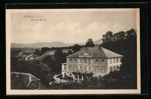 AK Mitwitz i. Ofr., Blick auf das Obere Schloss