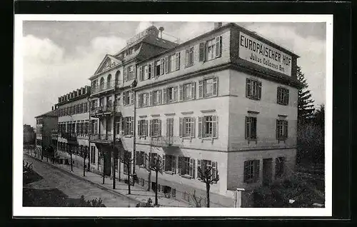 AK Bad Soden / Taunus, Kurhotel Europäischer Hof