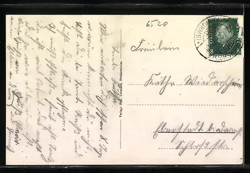 AK Pfeddersheim, Blick zum Bürgerturm