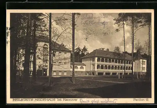 AK Hannover, Heilstätte Heidehaus, Pavillon 12