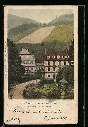 AK Bad Sulzbach / Renchtal, Gasthaus von L. Boersig