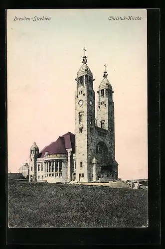 AK Dresden-Strehlen, Christus-Kirche