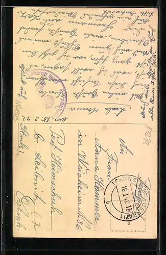 AK Sparz-Traunstein, Institut der Engl. Frl., Gangpartie