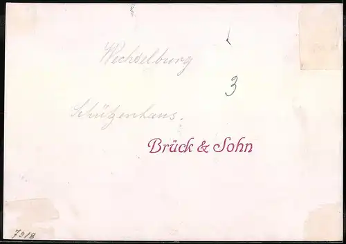 Fotografie Brück & Sohn Meissen, Ansicht Wechselburg / Mulde, Partie im Schützenhaus Waldhaus