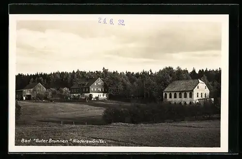 AK Niederzwönitz / Erzgeb., Kurhotel Bad Guter Brunnen