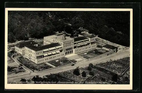 AK Bad Dürkheim /Pfalz, Sanatorium Sonnenwende, Fliegeraufnahme