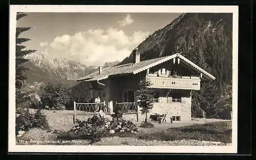 AK Bad Oberdorf /Bayr. Allgäu, Berggasthaus zum Horn