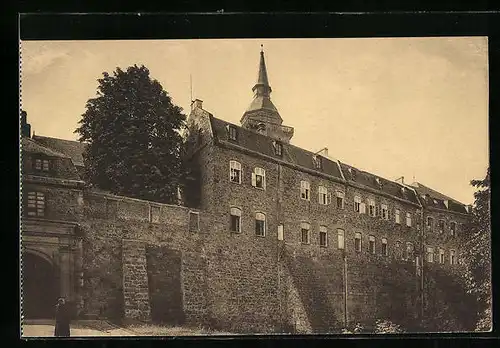 AK Siegburg, Benediktiner-Abtei Michelsberg, Nordflügel und Eingang