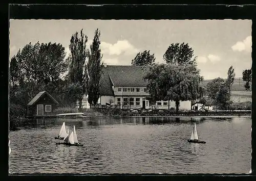 AK Duderstadt, Gasthaus Graf Isang am Seeburger See