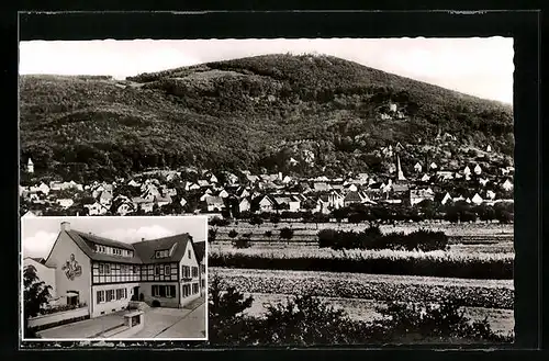 AK Alsbach / Bergstrasse, Gasthaus-Pension Zur Sonne, Gesamtansicht