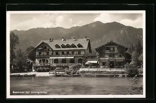 AK Untergrainau, Hotel Badersee