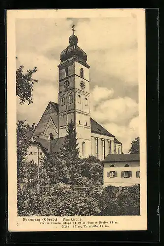 AK Ebersberg / Obb., Pfarrkirche