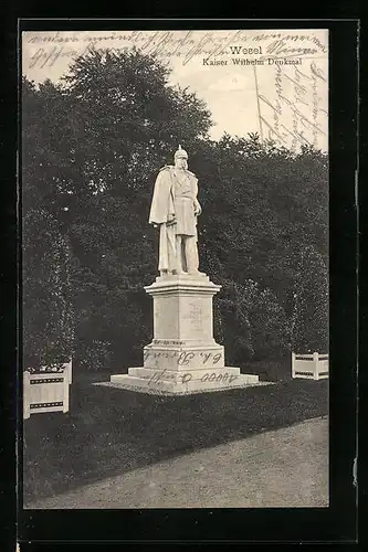 AK Wesel, Kaiser Wilhelm-Denkmal