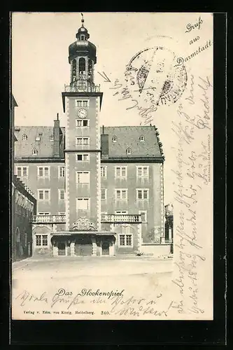 AK Darmstadt, Haus mit Glockenspiel