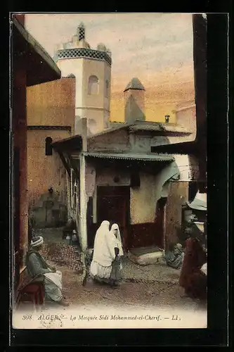 AK Alger, La Mosquée Sidi Mohammed-el-Cherif