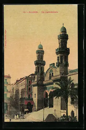 AK Alger, La Cathédrale