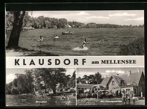 AK Klausdorf am Mellensee, HO-Strandgaststätte, Strandbad