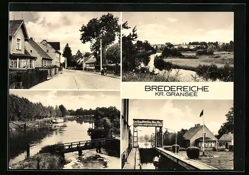 AK Bredereiche /Havel, Partien aus dem Ort