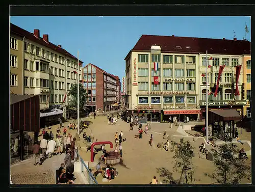 AK Kiel, Passanten auf dem Markt